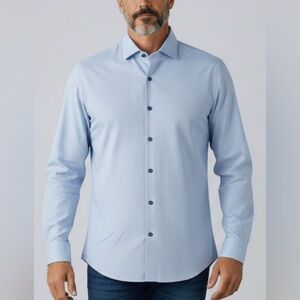 Lorenzo Uomo Sky Blue Dress Shirt